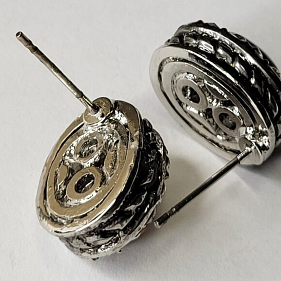 Tiger Eye Stud Earrings - Picture 12 of 13